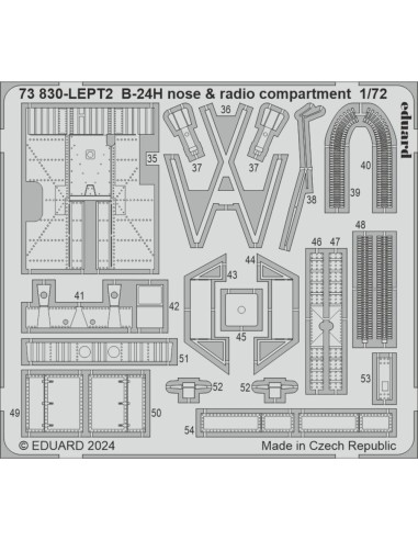 B-24H nose & radio compartment 1/72 