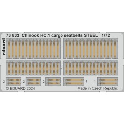 Chinook HC.1 cargo seatbelts STEEL  AIRFIX 