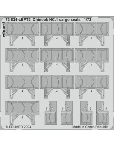 Chinook HC.1 cargo seats  AIRFIX 
