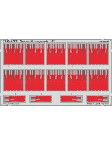 Chinook HC.1 cargo seats  AIRFIX 