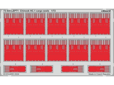 Chinook HC.1 cargo seats  AIRFIX 