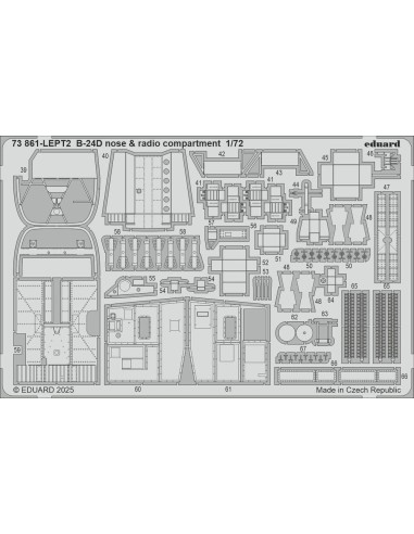 B-24D nose & radio compartment for Airfix 