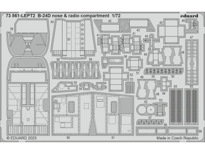 B-24D nose & radio compartment for Airfix 