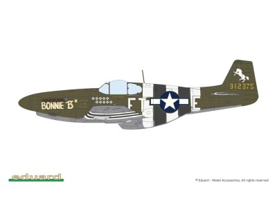 P-51B/C Mustang w/ dorsal fin  EDUARD-PROFIPACK 