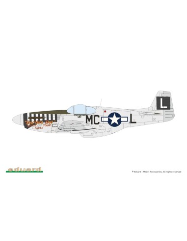 P-51B/C Mustang w/ dorsal fin  EDUARD-PROFIPACK 