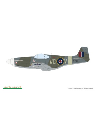 P-51B/C Mustang w/ dorsal fin  EDUARD-PROFIPACK 
