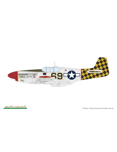 P-51B/C Mustang w/ dorsal fin  EDUARD-PROFIPACK 