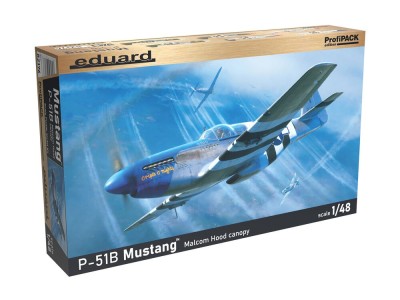 P-51B Mustang Malcolm Hood canopy 1/48 EDUARD-PROFIPACK 