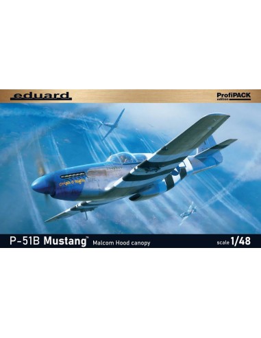 P-51B Mustang Malcolm Hood canopy 1/48 EDUARD-PROFIPACK 