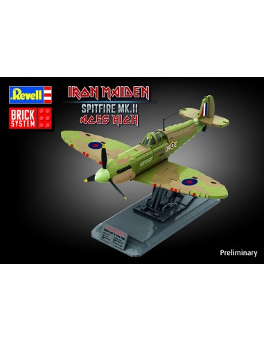 Iron Maiden Spitfire MK.II Aces High - Brick Syste 