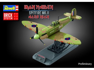 Iron Maiden Spitfire MK.II Aces High - Brick Syste 