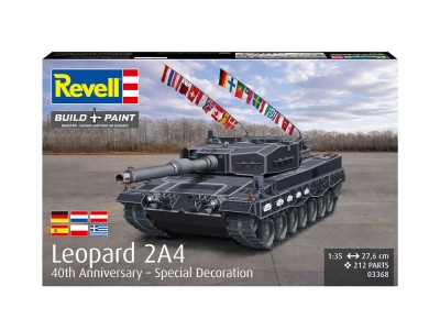 Leopard 2A4 - Special Decoration 40th anniversary 