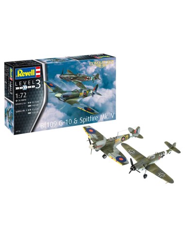 Combat Set Bf109G-10 & Spitfire 