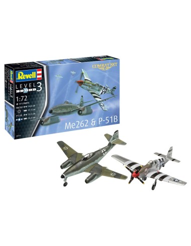Combat Set Me262 & P-51B 