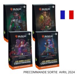 Lot des 4 Decks Commander hors-la-loi de Croisetonnerre - FRANCAIS