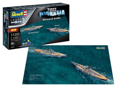 First Diorama Set - Bismarck Battle 