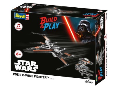 Poe's X-Wing Fighter (w/Sound): Build & Play 
