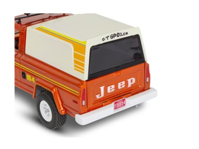 Jeep J-10 pickup with camper 
