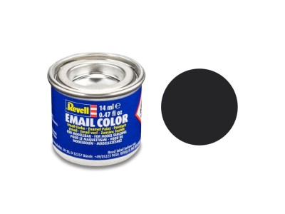 Revell Enamel teerschwarz, matt 