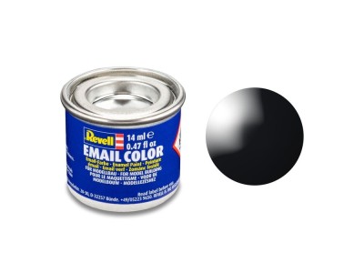 Revell Enamel schwarz, glänzend 