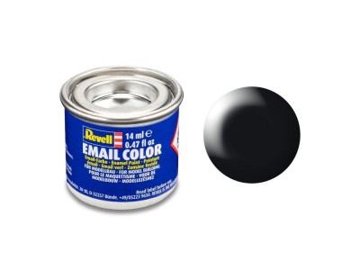 Revell Enamel schwarz, seidenmatt 