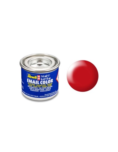 Revell Enamel leuchtrot, seidenmatt 
