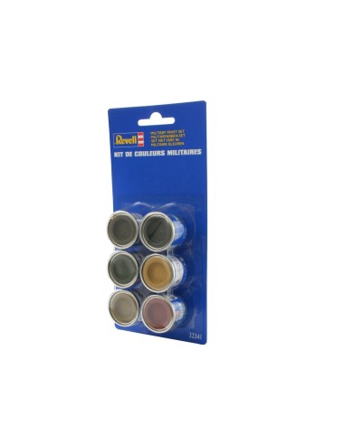 Couleurs militaires 6 pots 