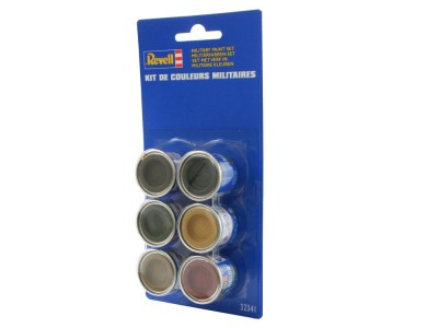 Couleurs militaires 6 pots 