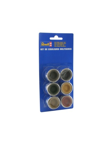 Couleurs militaires 6 pots 