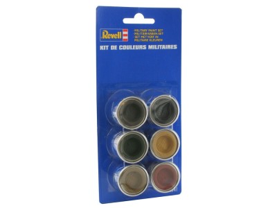 Couleurs militaires 6 pots 