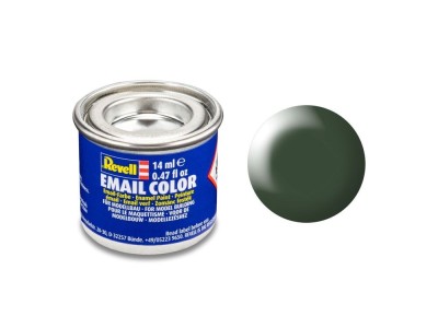 Revell Enamel dunkelgrün, seidenmatt 