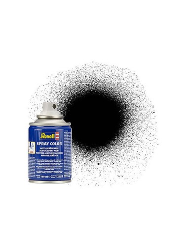 Spray schwarz, seidenmatt 