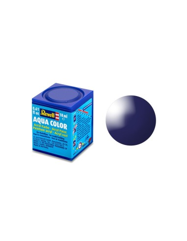 Aqua nachtblau, glänzend 