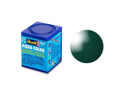 Aqua moosgrün, glänzend 