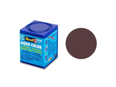 Aqua lederbraun, matt 