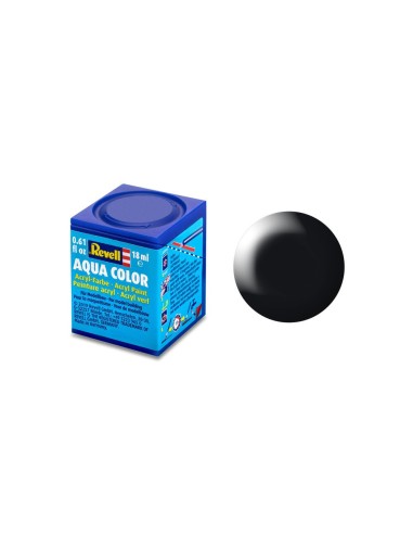 Aqua schwarz, seidenmatt 