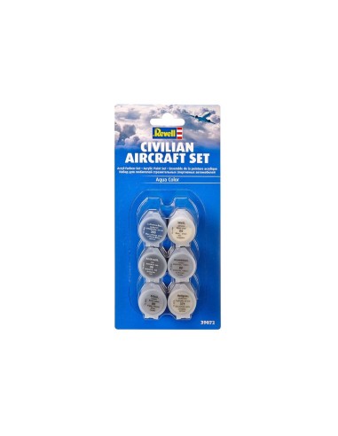 Farben-Set Zivilflugzeuge 