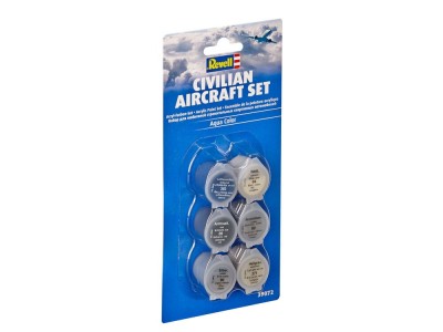 Farben-Set Zivilflugzeuge 