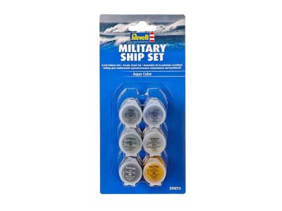 Farben-Set Militärschiffe 