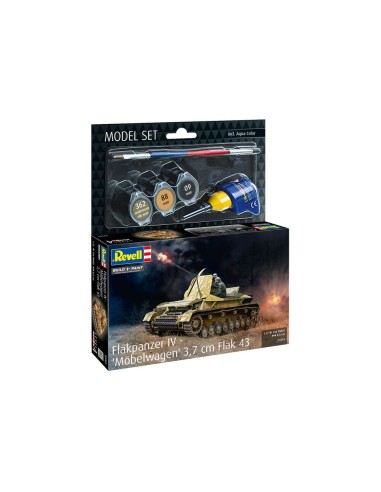 Model Set Flakpanzer IV Möbelwagen 3.7cm Flak 