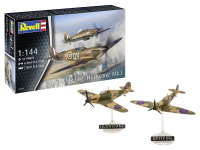 Model Set Spitfire Mk.Ia & Hurricane Mk.I 