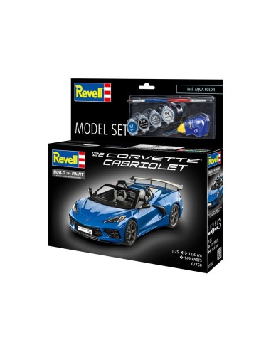 Model Set Corvette C8 Cabriolet 