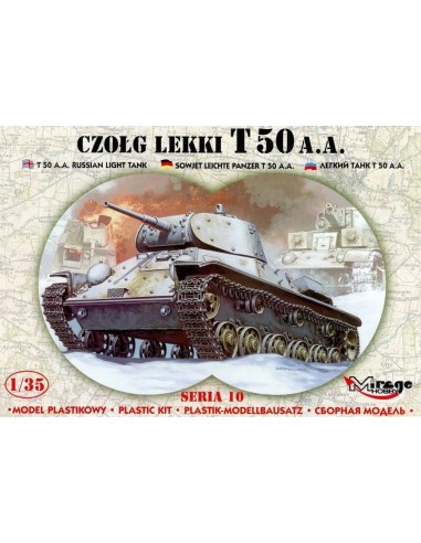Leichter Panzer T 50 A.A mit Fotoätzteilen 