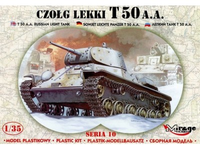 Leichter Panzer T 50 A.A mit Fotoätzteilen 