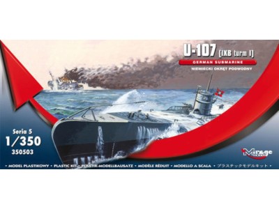 U-107 (IXB turm I) GERMAN SUBMARINE 