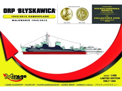ORP 'Blyskawica' 1943/2012 Camouflage 