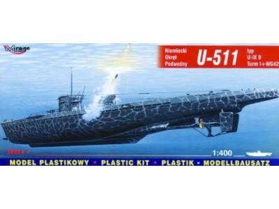 Deutsches U-Boot U 511 Typ IX B Turm I und WG42 