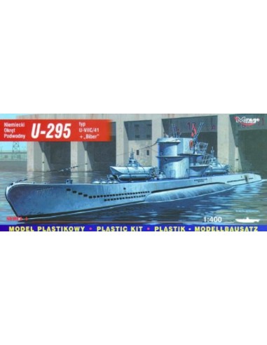 Deutsches U-Boot U 295 Typ VII C/41 mit Biber 