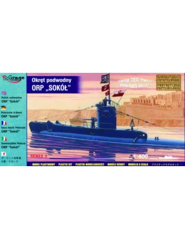 Polnisches U-Boot ORP Sokol mit Fotoätzteilen 