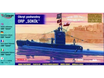 Polnisches U-Boot ORP Sokol mit Fotoätzteilen 